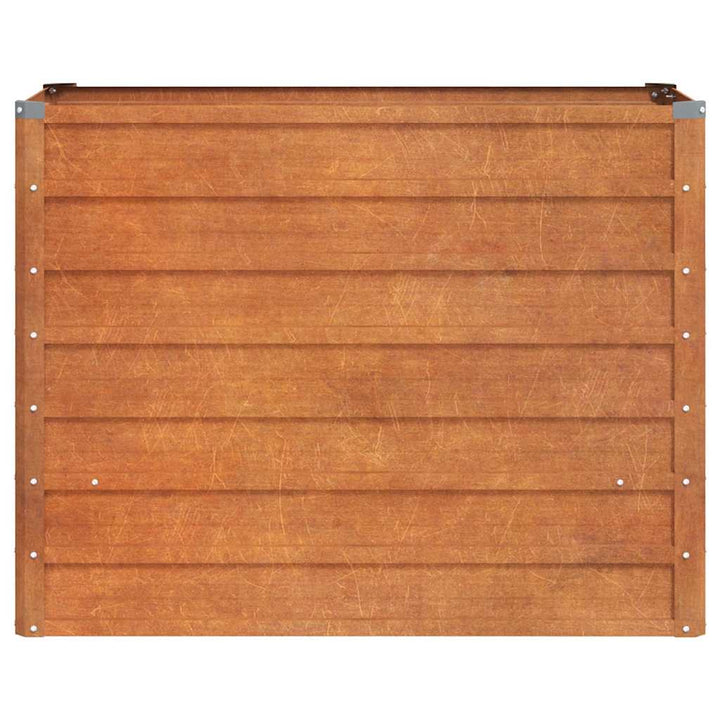 højbed 100x40x77 cm cortenstål rustfarvet