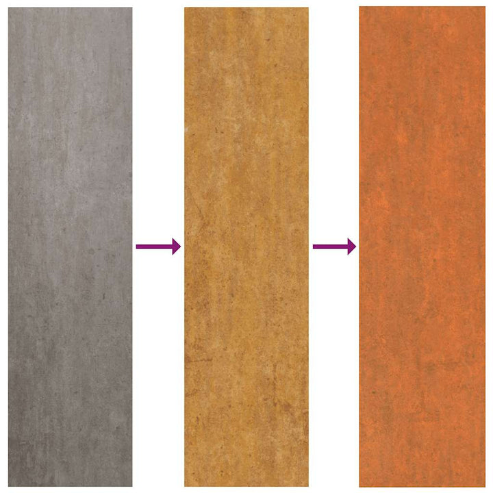 højbed 100x40x77 cm cortenstål rustfarvet
