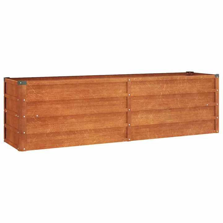 højbed 160x40x45 cm cortenstål rustfarvet