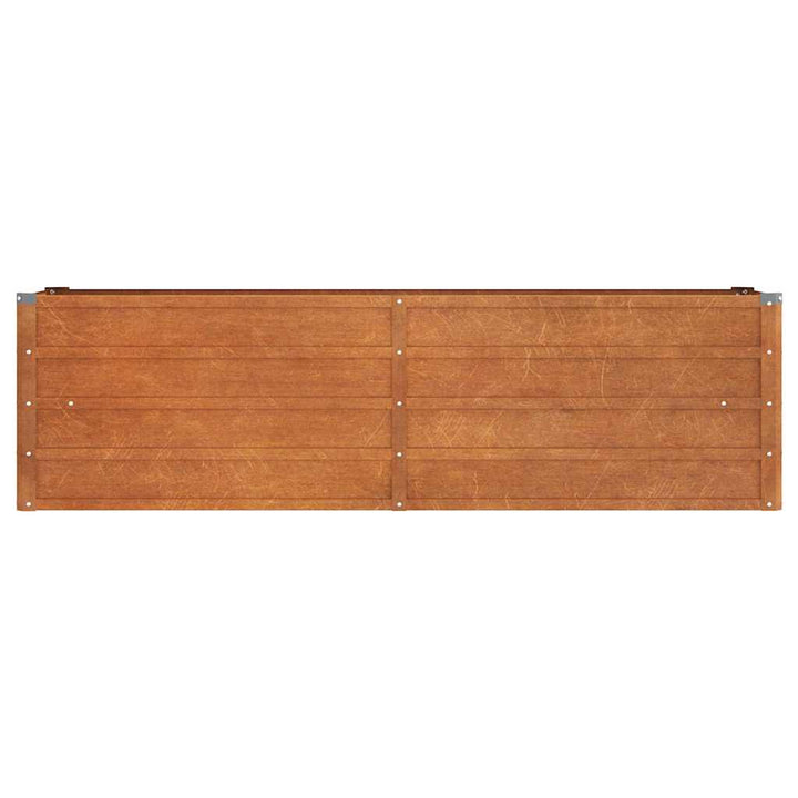 højbed 160x40x45 cm cortenstål rustfarvet