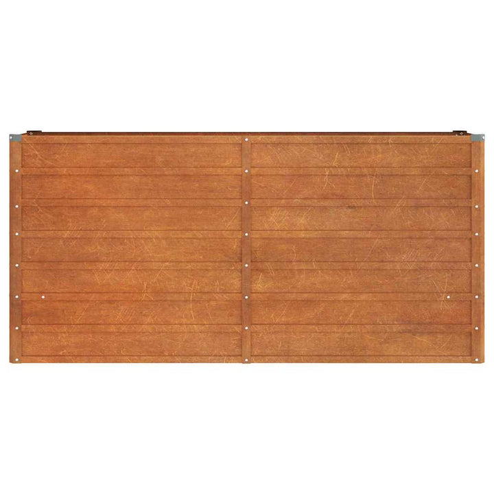 højbed 160x40x77 cm cortenstål rustfarvet