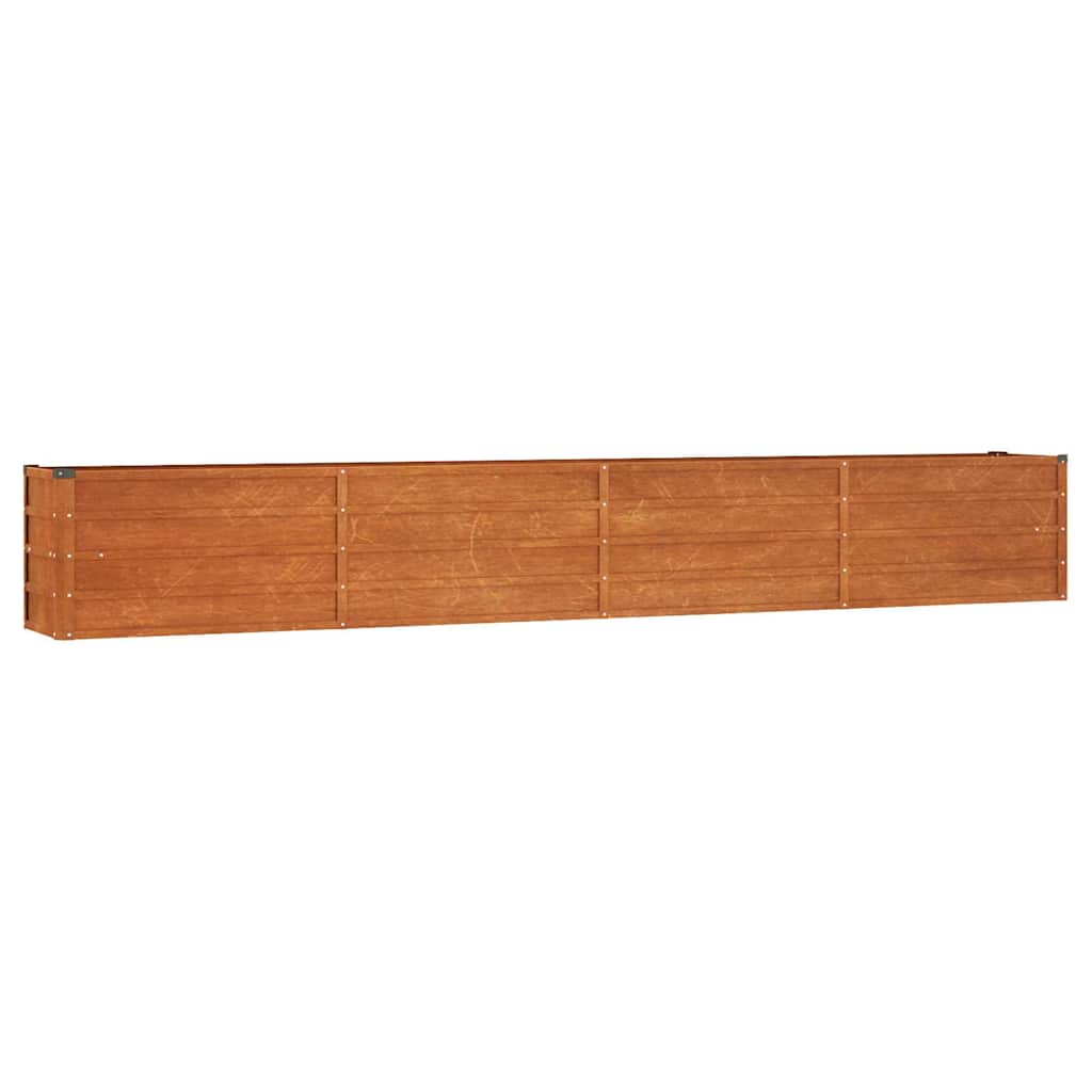 højbed 320x40x45 cm cortenstål rustfarvet
