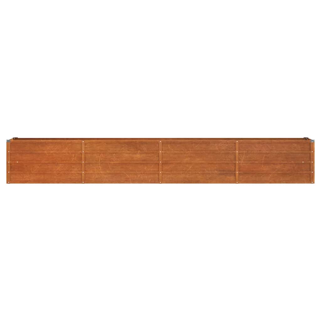 højbed 320x40x45 cm cortenstål rustfarvet