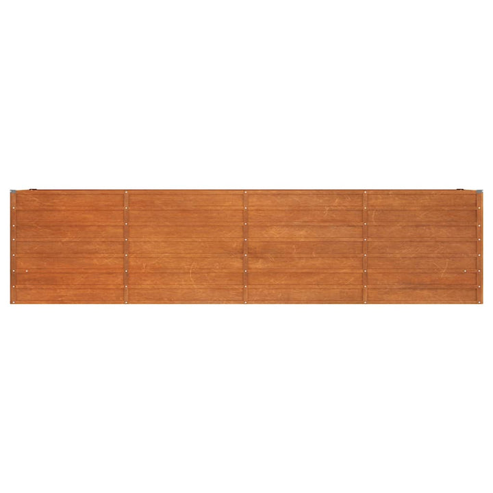 højbed 320x40x77 cm cortenstål rustfarvet