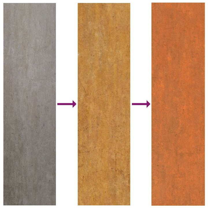 højbed 160x80x45 cm cortenstål rustfarvet