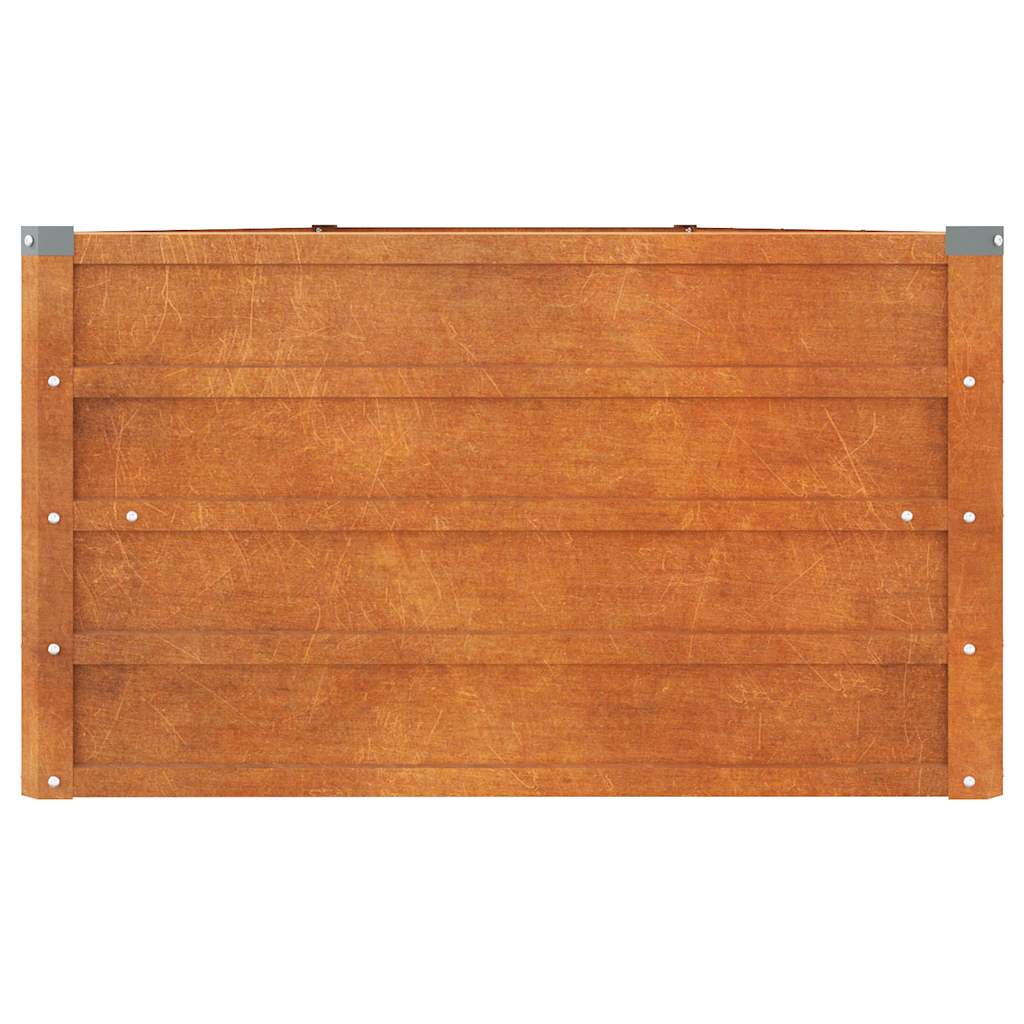 højbed 400x80x45 cm cortenstål rustfarvet