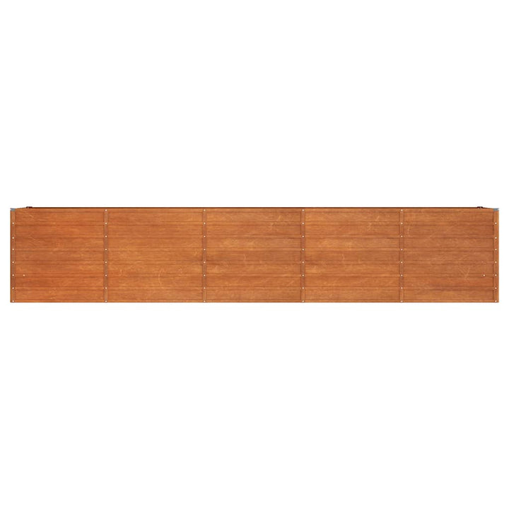 højbed 400x80x77 cm cortenstål rustfarvet