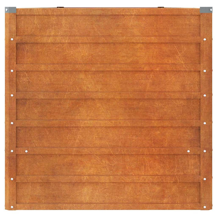 højbed 400x80x77 cm cortenstål rustfarvet