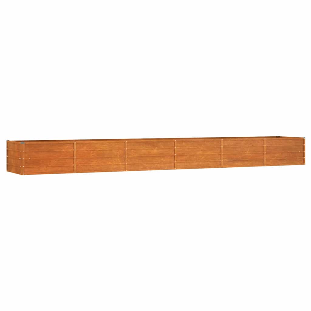 højbed 480x80x45 cm cortenstål rustfarvet