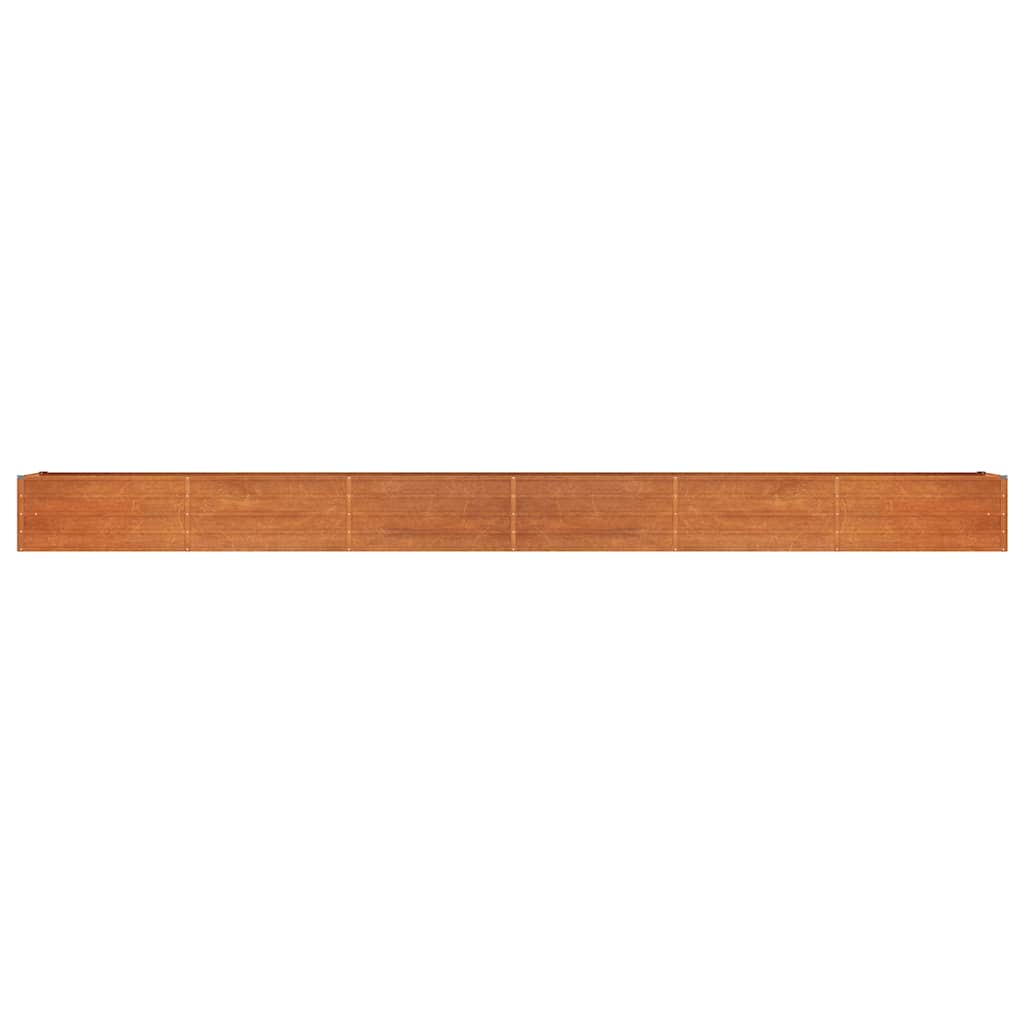 højbed 600x80x45 cm cortenstål rustfarvet