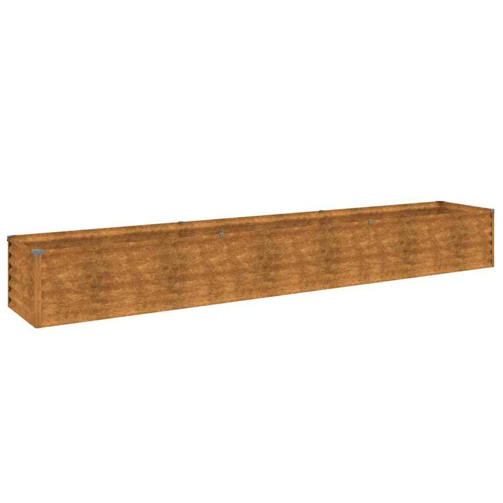 højbed til haven 291x50x36 cm cortenstål