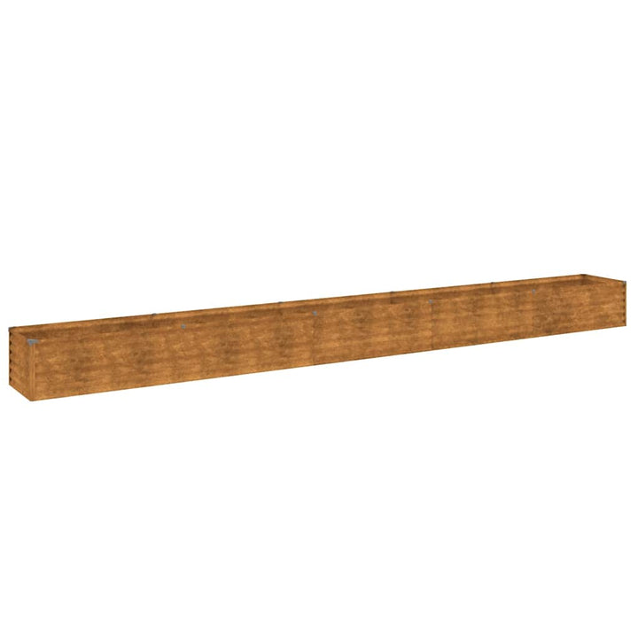 højbed til haven 482x50x36 cm cortenstål
