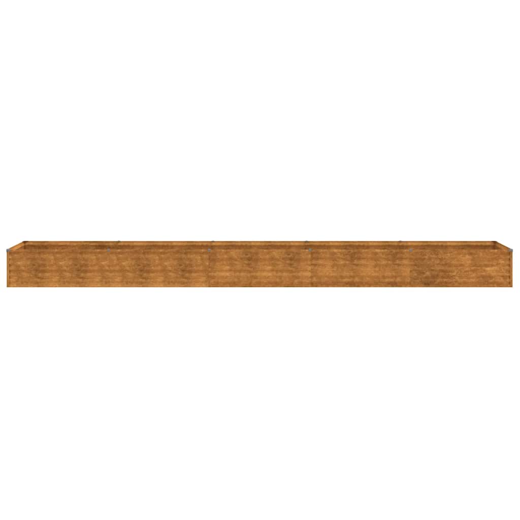højbed til haven 482x50x36 cm cortenstål