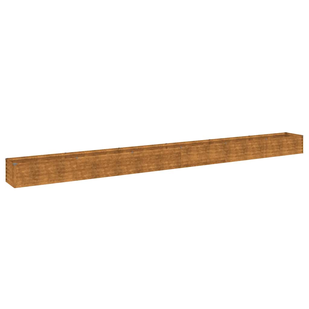 højbed til haven 580x50x36 cm cortenstål