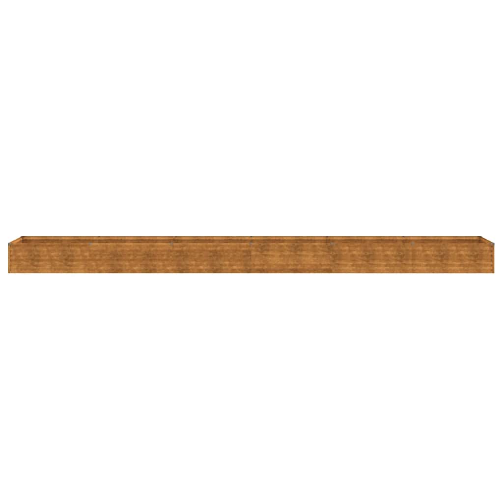 højbed til haven 580x50x36 cm cortenstål