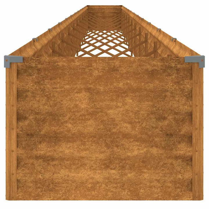 højbed 1152x50x36 cm cortenstål