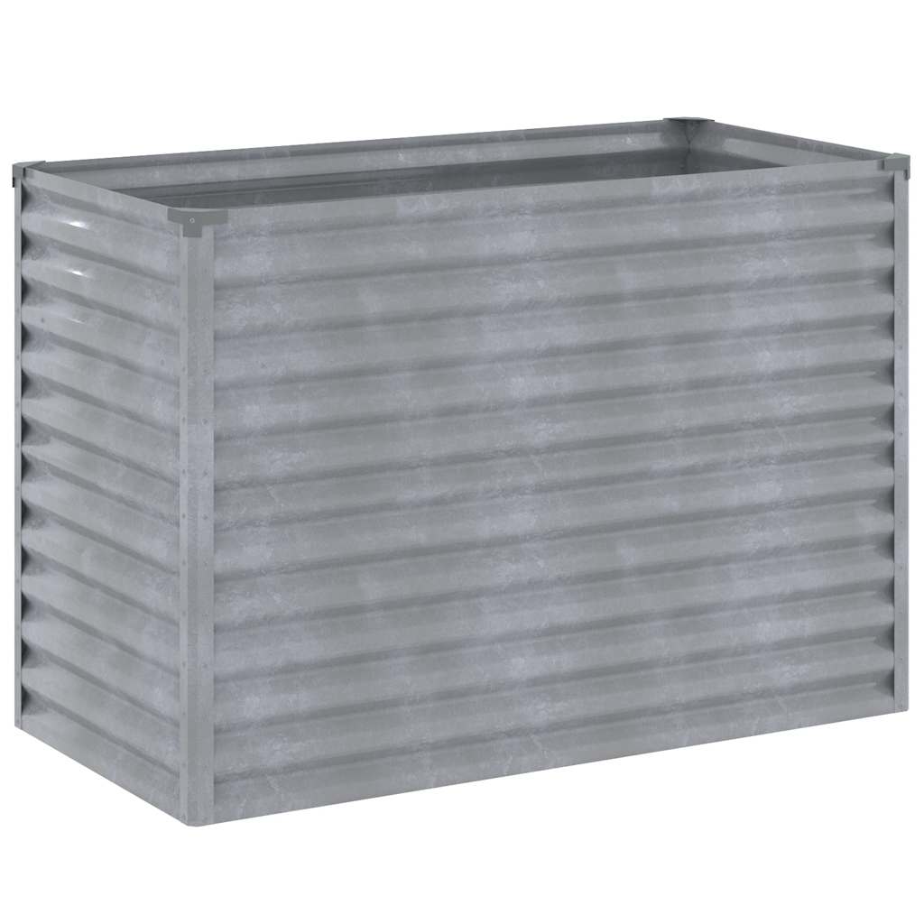 højbed til haven 100x50x69 cm cortenstål