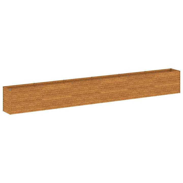 højbed til haven 578x50x69 cm cortenstål