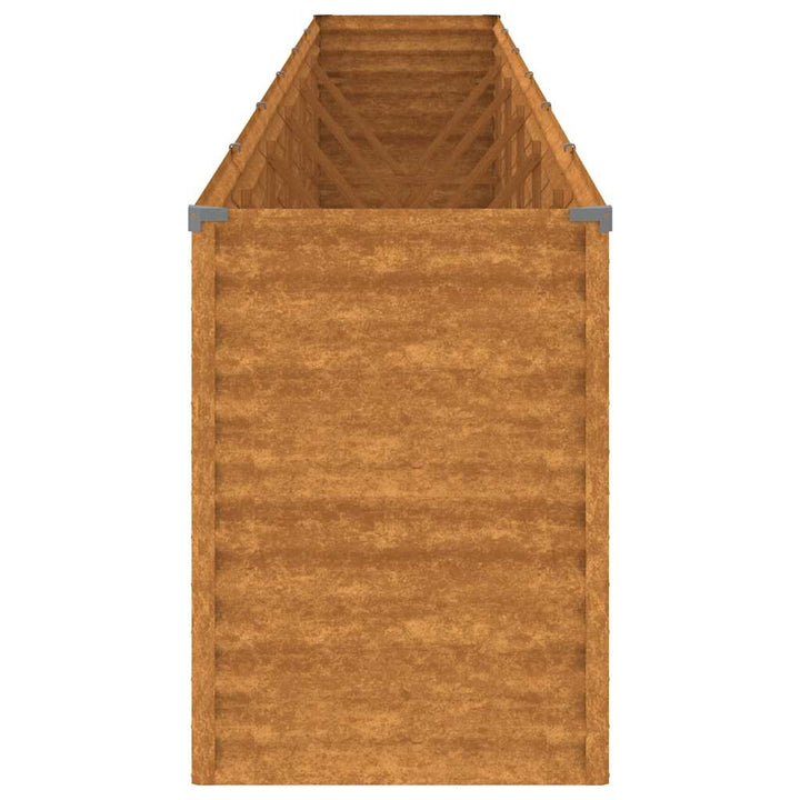 højbed til haven 578x50x69 cm cortenstål