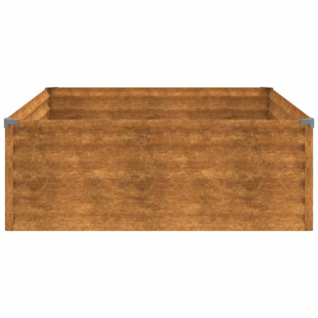 højbed 100x100x36 cm cortenstål