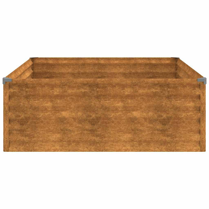 højbed 100x100x36 cm cortenstål