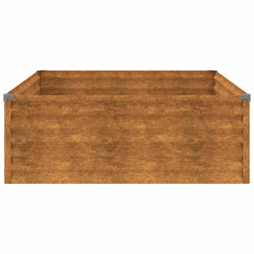 højbed 100x100x36 cm cortenstål