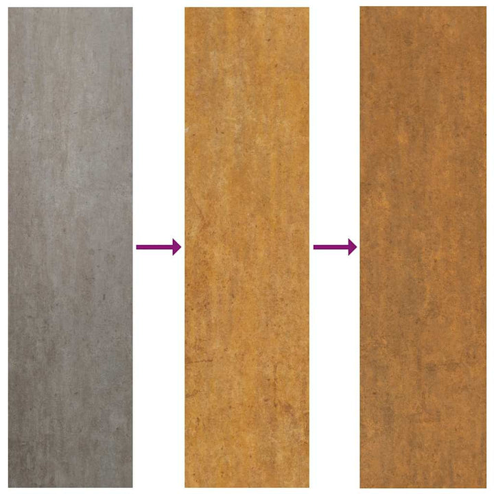 højbed 100x100x36 cm cortenstål