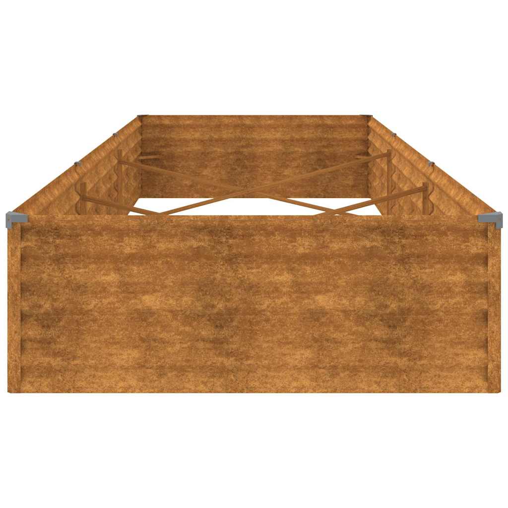 højbed 291x100x36 cm cortenstål