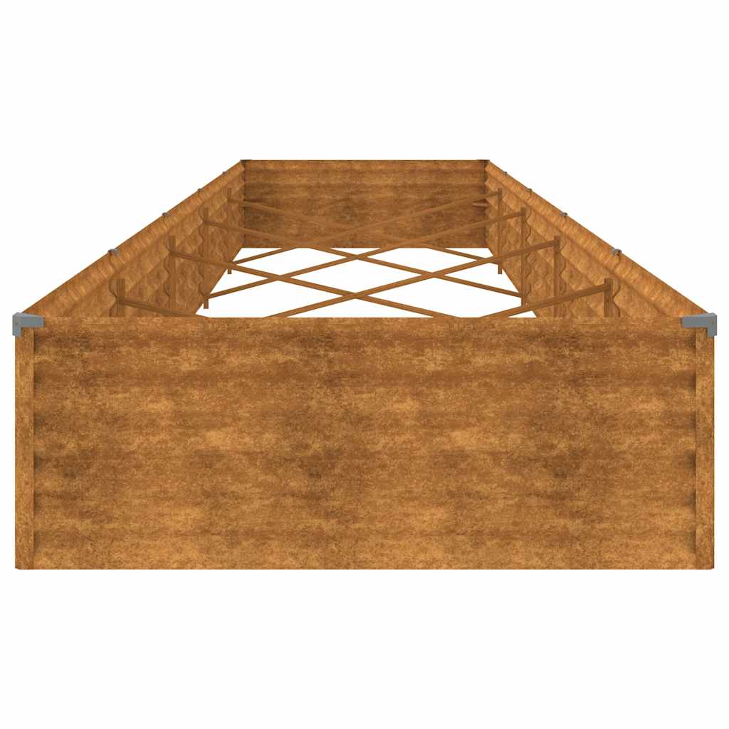højbed 482x100x36 cm cortenstål