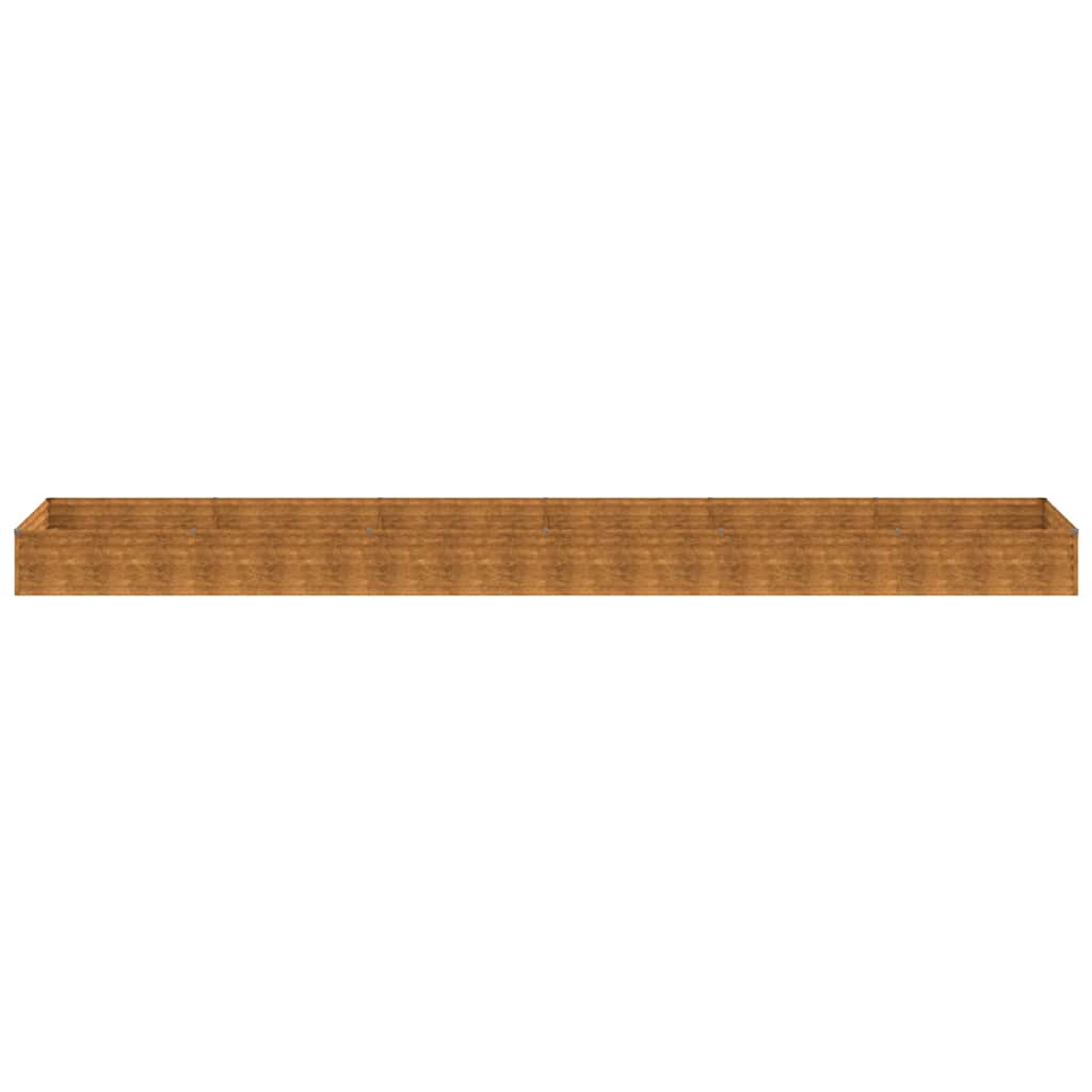 højbed 579x100x36 cm cortenstål