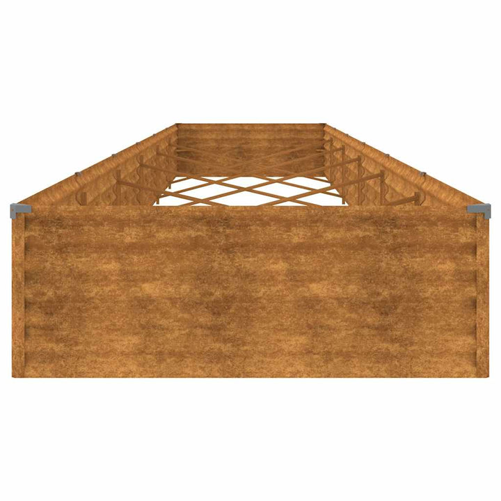 højbed 579x100x36 cm cortenstål