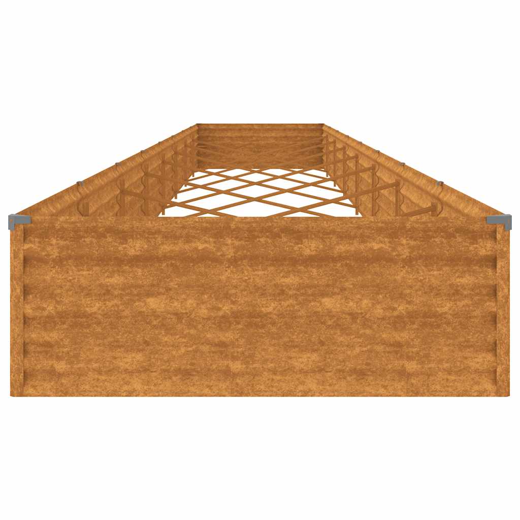 højbed 770x100x36 cm cortenstål