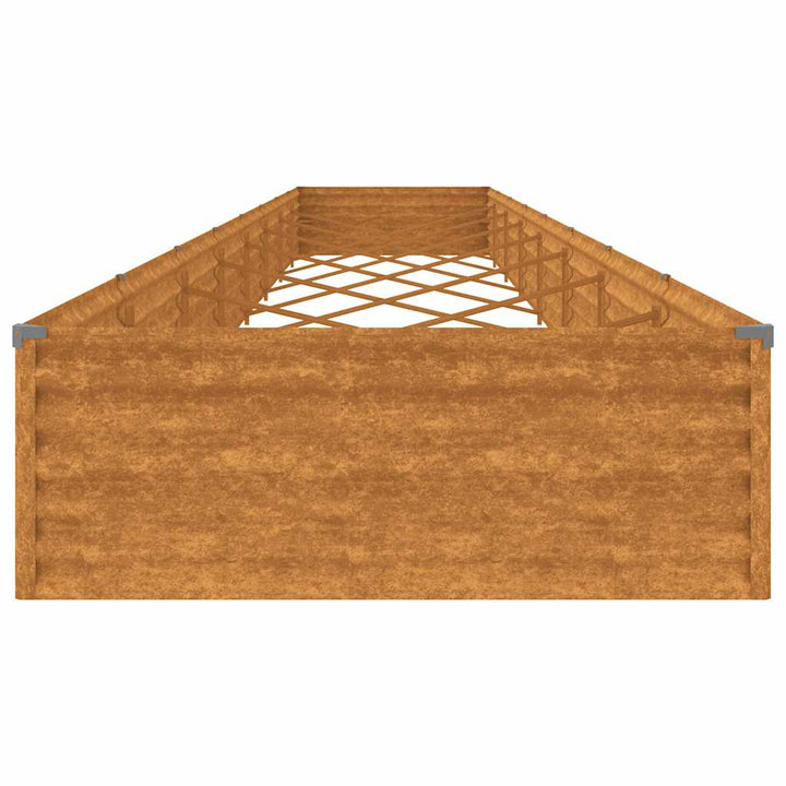 højbed 770x100x36 cm cortenstål