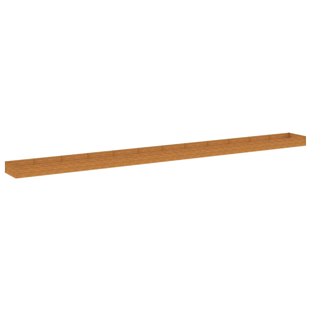 højbed 1150x100x36 cm cortenstål