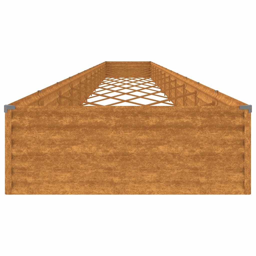 højbed 1150x100x36 cm cortenstål