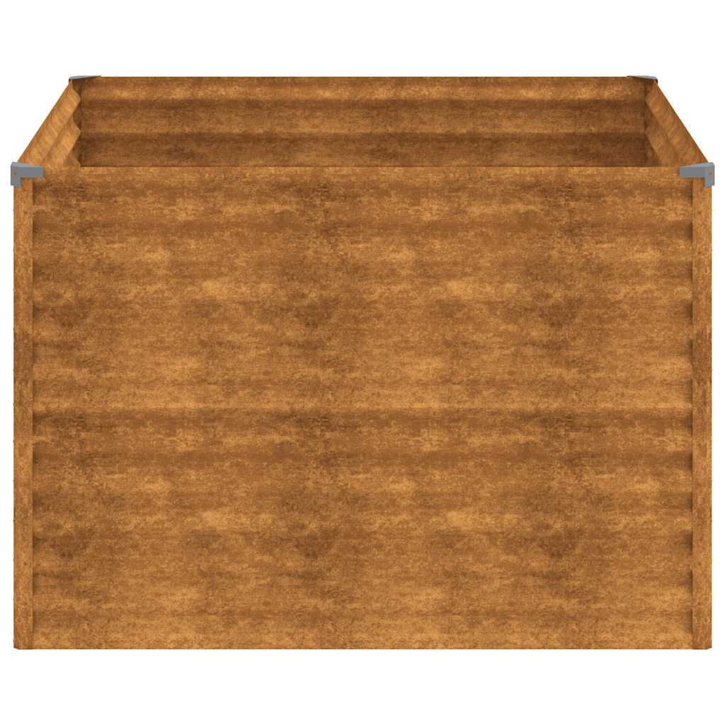 højbed 100x100x69 cm cortenstål