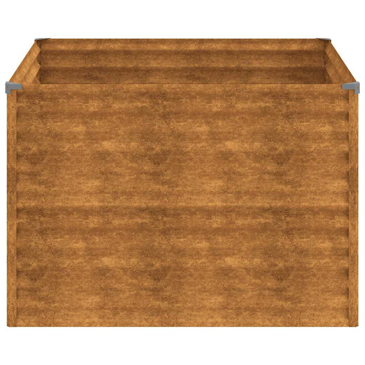 højbed 100x100x69 cm cortenstål