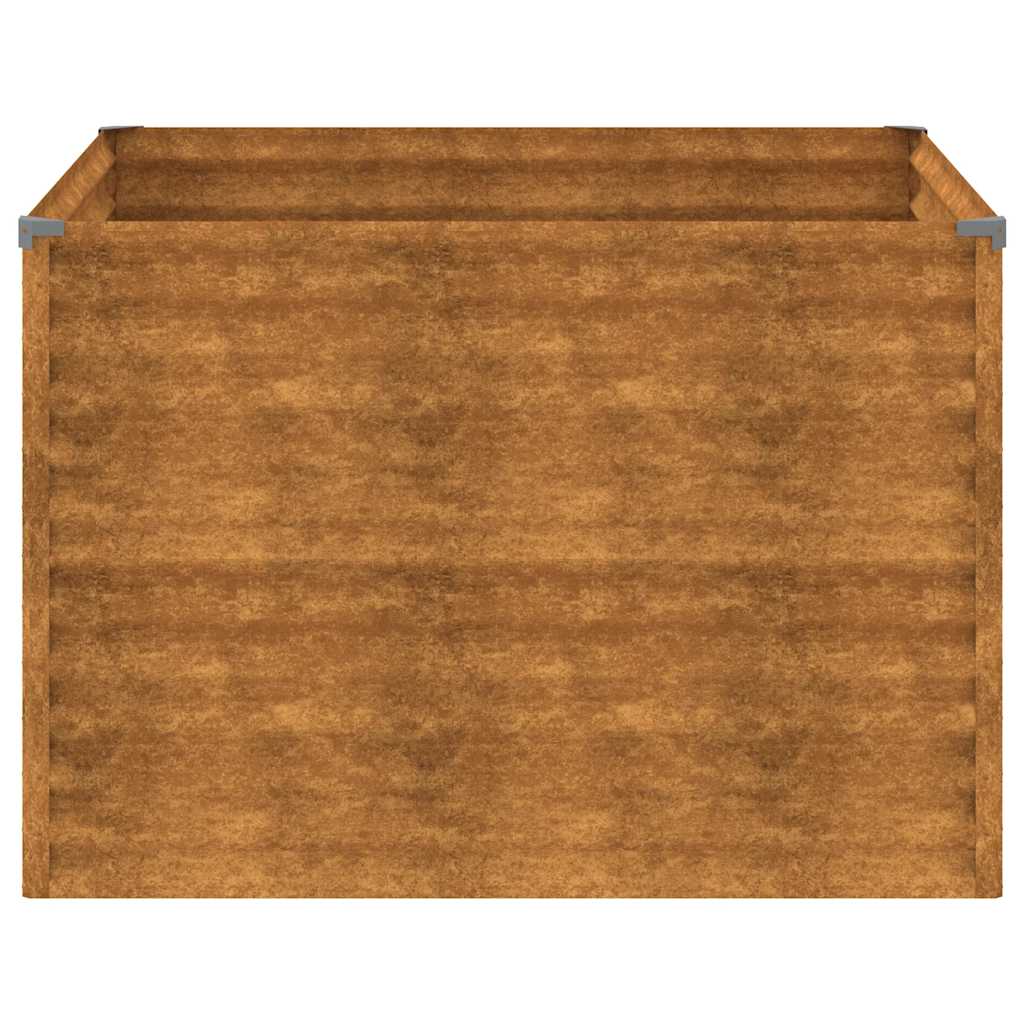 højbed 100x100x69 cm cortenstål