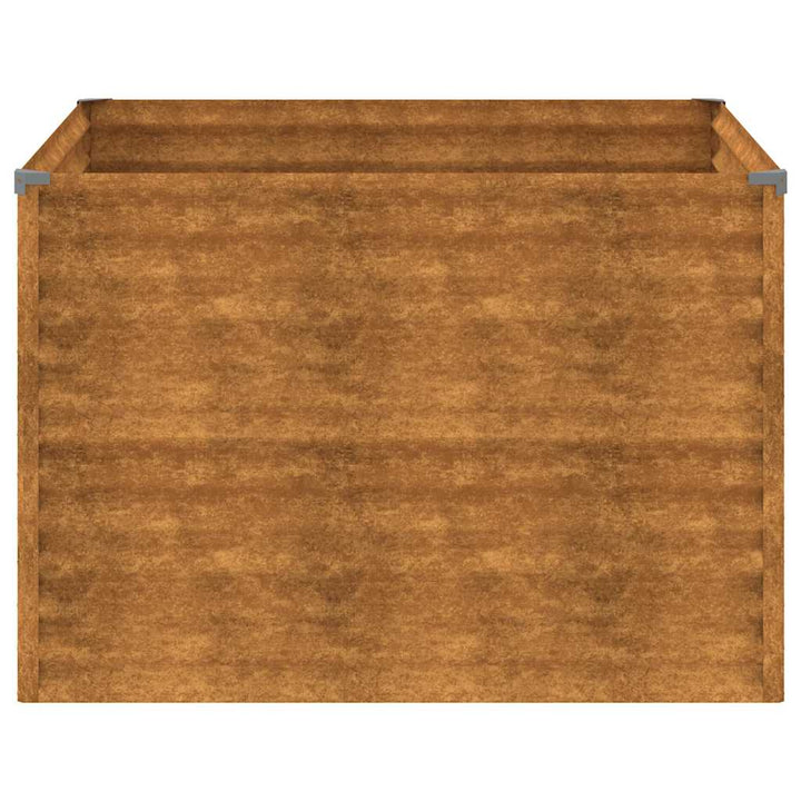 højbed 100x100x69 cm cortenstål