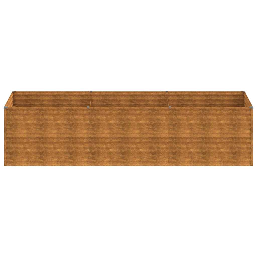 højbed 290x100x69 cm cortenstål