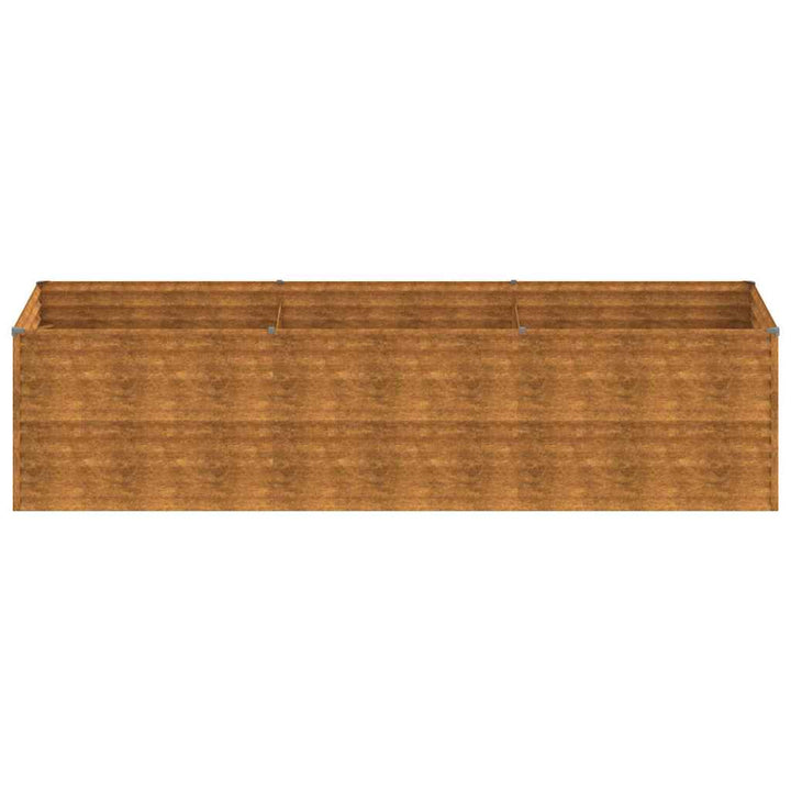 højbed 290x100x69 cm cortenstål