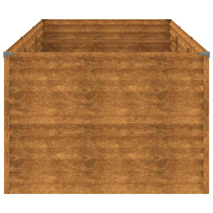 højbed 290x100x69 cm cortenstål