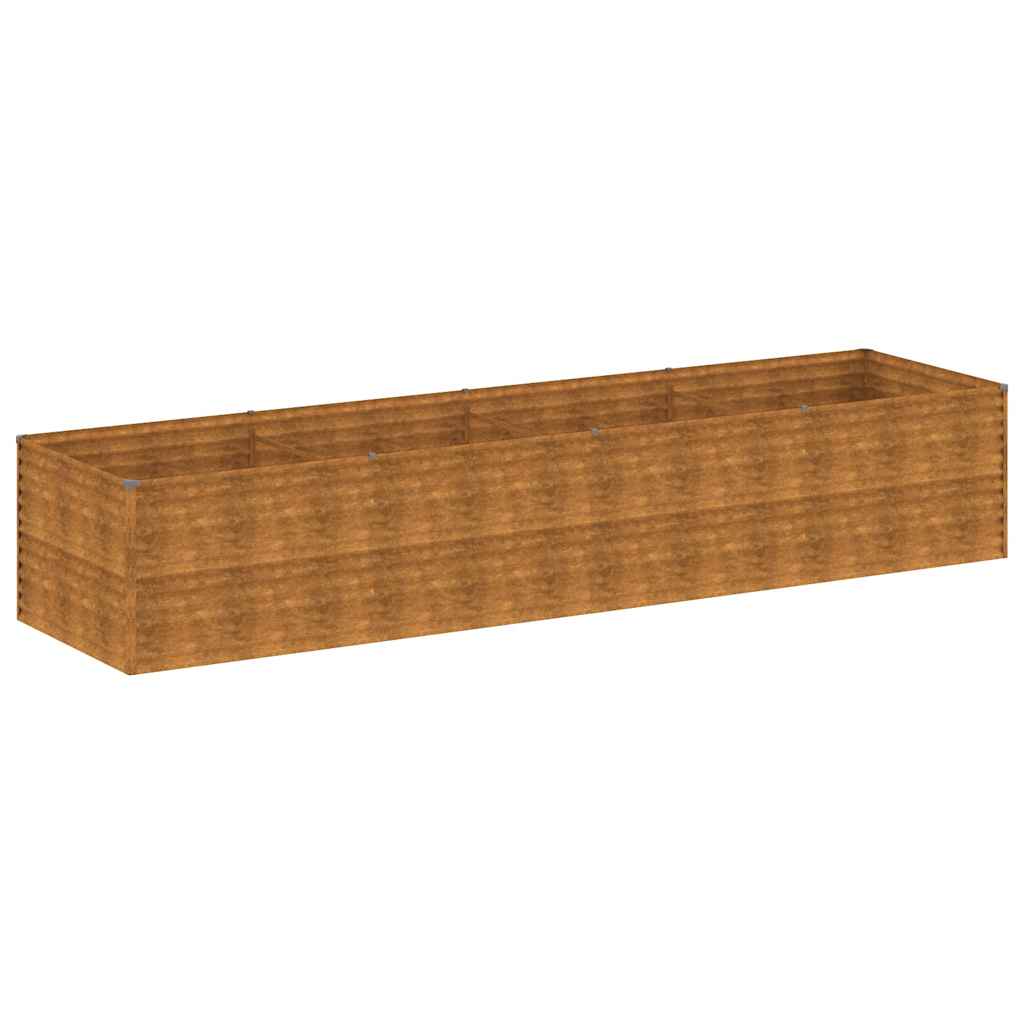 højbed 386x100x69 cm cortenstål