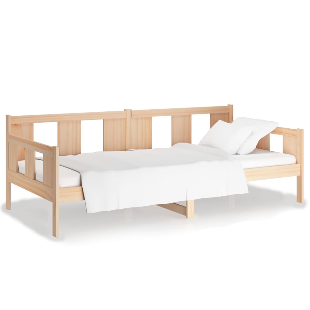 daybed massivt fyrretræ 90x190 cm