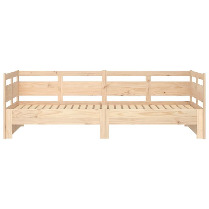 daybed med udtræk 2x(90x190) cm massivt fyrretræ
