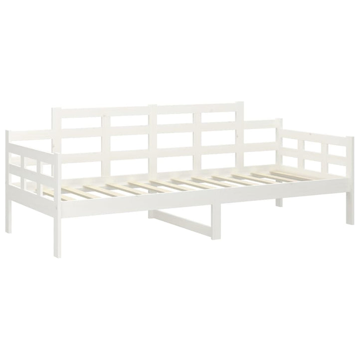 daybed 90x200 cm massivt fyrretræ hvid