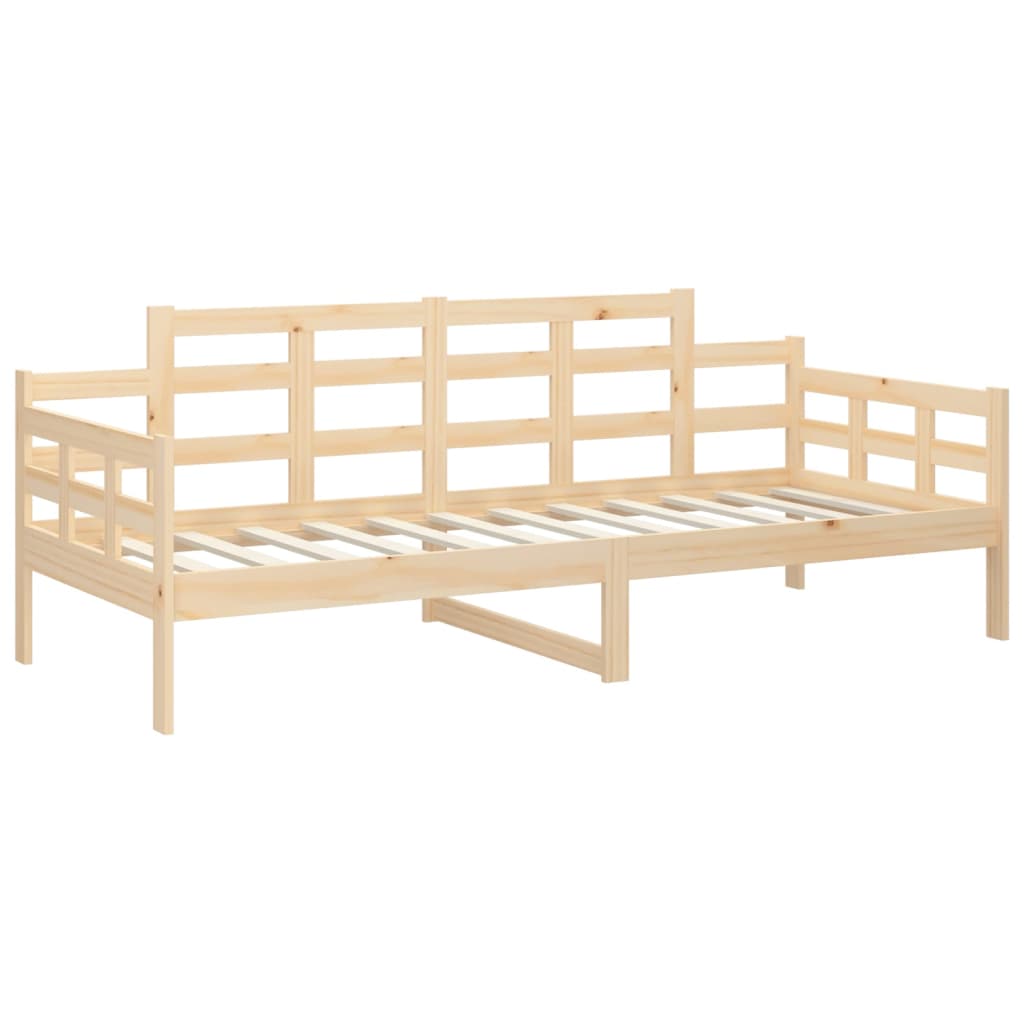 daybed massivt fyrretræ 90x190 cm
