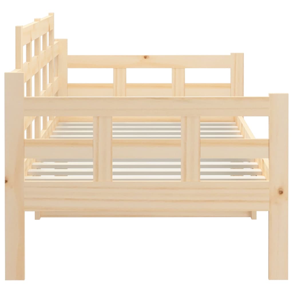 daybed massivt fyrretræ 90x190 cm