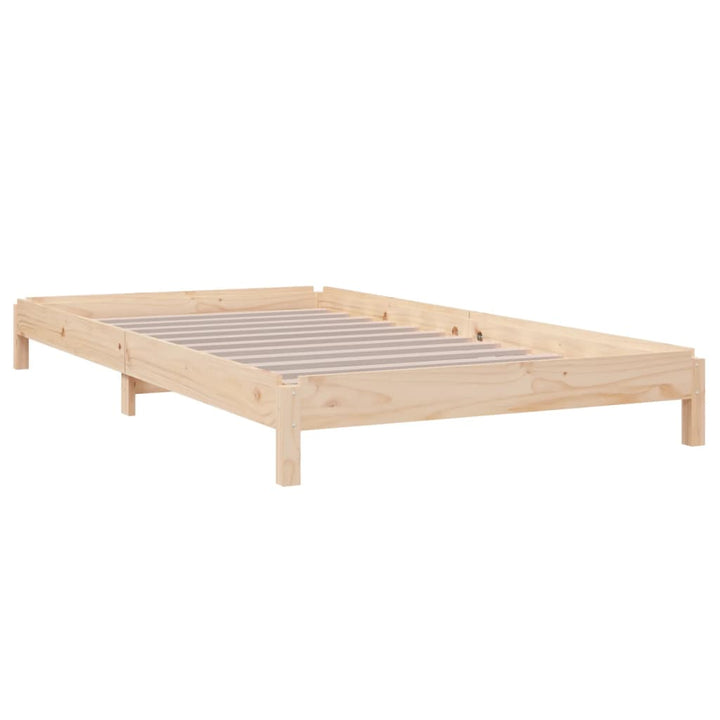 stabelbar seng 100x200 cm massivt fyrretræ
