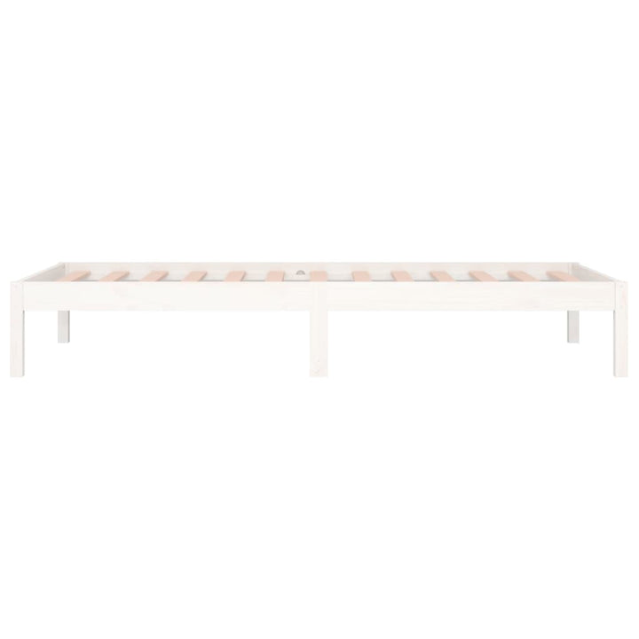 daybed uden madras 90x200 cm massivt fyrretræ hvid